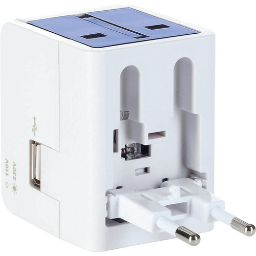 Travel Smart by Conair TS250AD Travel Smart All-in-One Adapter Plug with Built-in USB Port