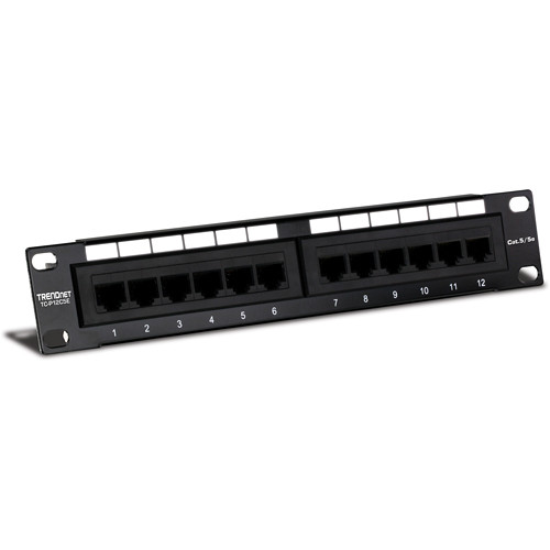 TRENDnet 12-Port Cat. 5e Unshielded Patch Panel