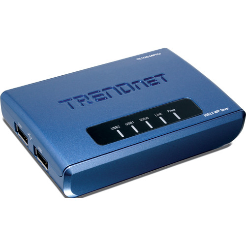 TRENDnet 2-Port 10/100 Mbps Multi-Function USB 2.0 Print Server