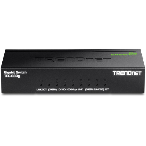 TRENDnet 8-Port Gigabit GREENnet Switch
