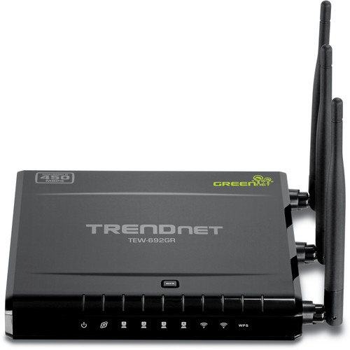 TRENDnet 450Mbps Concurrent Dual Band Wireless-N Router
