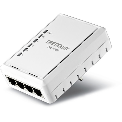 TRENDnet TPL-405E 4-Port 500Mbps Powerline AV Adapter