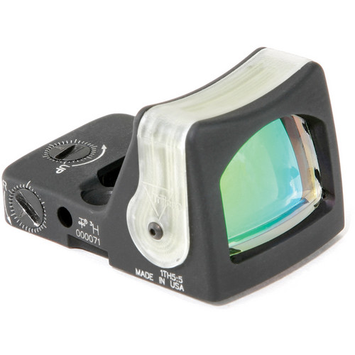 Trijicon RM08 Dual-Illuminated RMR Reflex Sight (Amber Reticle, Matte Black)