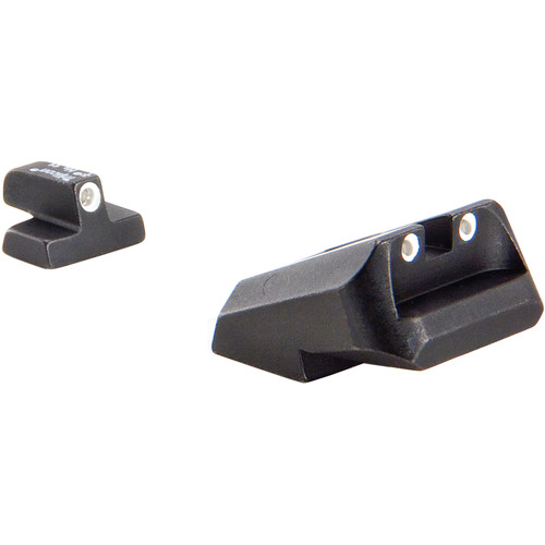 Trijicon S&W Novak .40 / .45 / 10mm 3 Dot Bright & Tough Night Sight Set