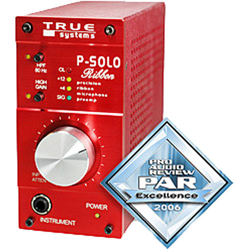 True Systems P-SOLO Ribbon - Microphone Preamplifier