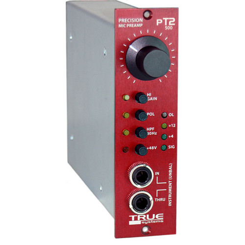 True Systems PT2-500 - Microphone Preamp and Instrument DI Module