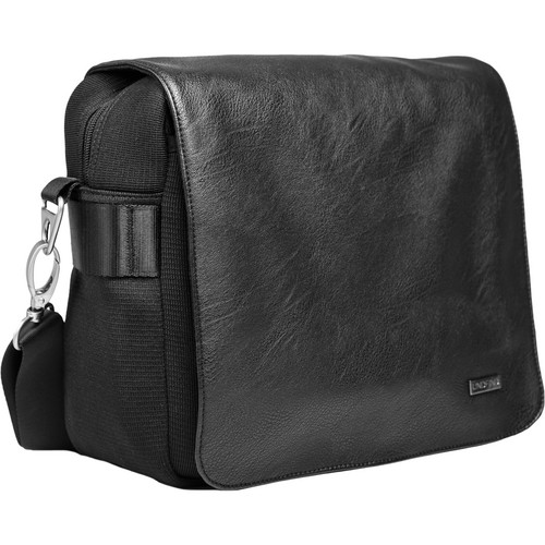 UNDFIND One Bag 10" Laptop and Camera Bag (Black, Leather)
