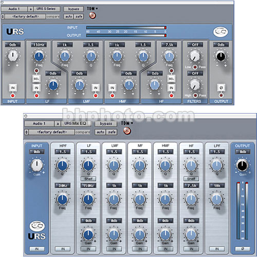 URS S Series Classic Console Mix Equalizer and URS MIX EQ - TDM