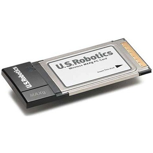 US Robotics Wireless MAXg PC Card - 125 Mbps 802.11g PCMCIA