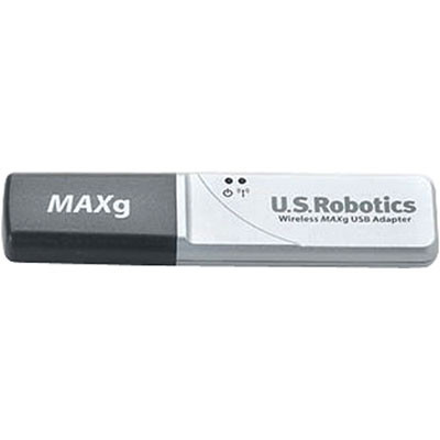 US Robotics Wireless MAXg USB 2.0 Adapter - 125 Mbps 802.11g