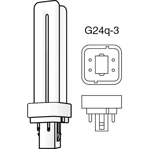 Ushio 26W Double Tube, 4P Base, 4100K