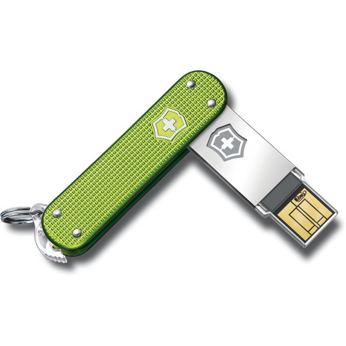 Victorinox Swiss Army Slim USB Flash Drive - 16GB (Green)