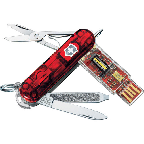 Victorinox Swiss Army Secure Flash USB 2.0 Drive - 8GB