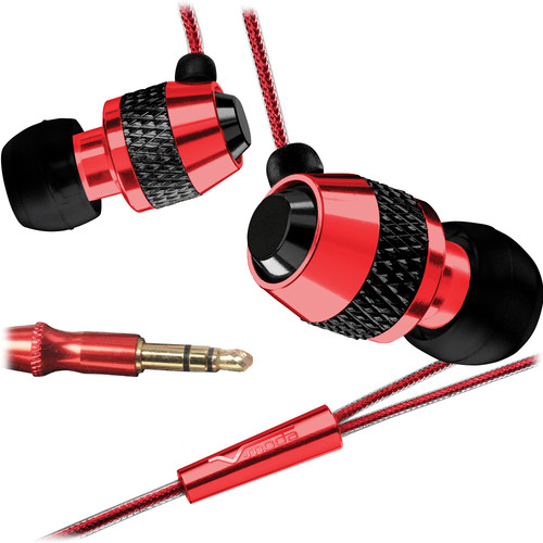 V-MODA Vibe Noise-Isolating In-Ear Earphones (Red Roxx)