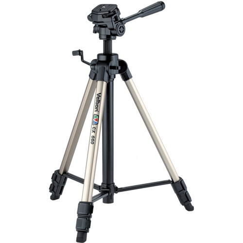 カメラキャスタ-(Velbon cx 560) Velbon CX660 Tripod W/3-Way Panhead CX660/F B&H Photo Video
