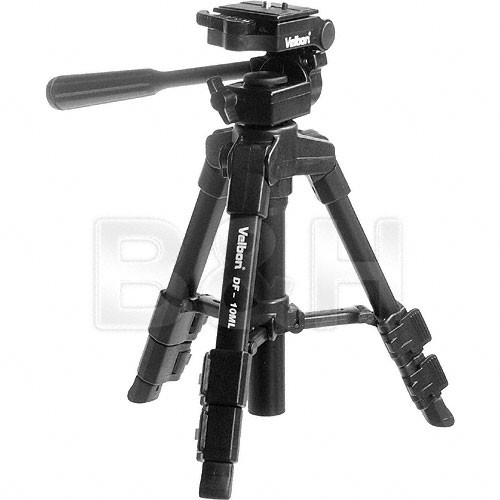 Velbon DF-10ML Mini Tripod with 3-Way Pan Head