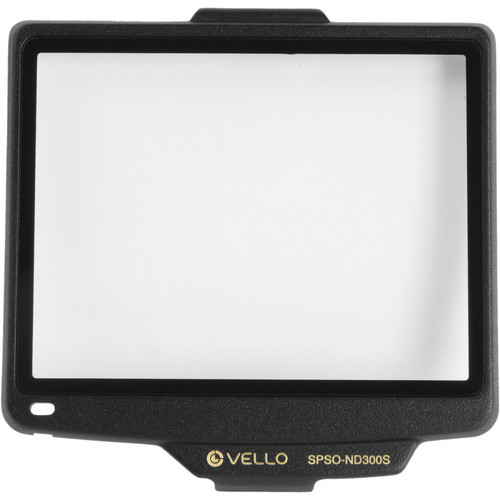 Vello Snap-On Glass LCD Screen Protector for Nikon D300 & D300s