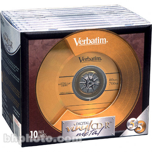 Verbatim CD-R Digital Vinyl Disc (10)