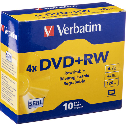 Verbatim DVD+RW 4x Disc (10)