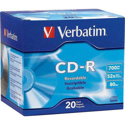Verbatim CD-R 700MB Disc (20)