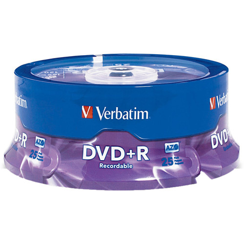 Verbatim DVD+R 4.7GB 16x Disc (25 Pack)