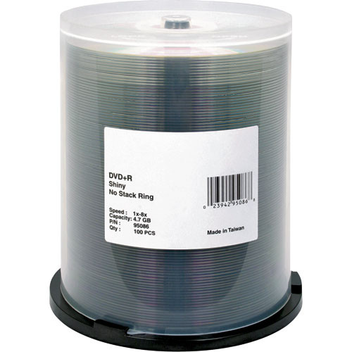 Verbatim DVD+R 4.7GB, 8x Shiny Silver Disc (Spindle Pack of 100)