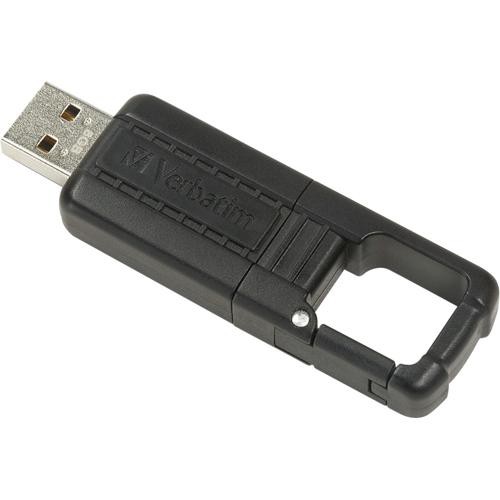 Verbatim Tuff-Clip USB Drive - 8GB - Black
