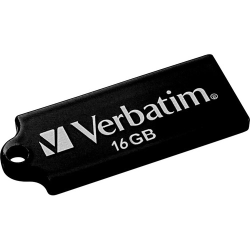 Verbatim Tuff-'N'-Tiny 16GB USB Flash Drive ( Black)