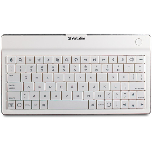 Verbatim Ultra-Slim Bluetooth Wireless Mobile Keyboard (White)