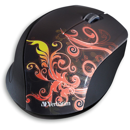 Verbatim Wireless Optical Design Mouse (Burnt Orange)