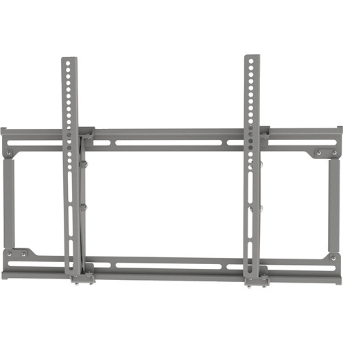 Video Mount Products Extra Medium Flat Panel Flush Mount with Tilt (Silver)