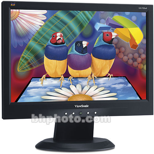 ViewSonic VA1703wb 17" Widescreen LCD Computer Display with VGA Input (Black)