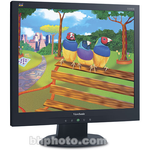 ViewSonic VA703b 17" LCD Computer Monitor with VGA Input (Black)