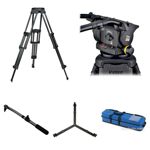Vinten VISION 250 Carbon Fiber Tripod System with Ground Spreader (Black)