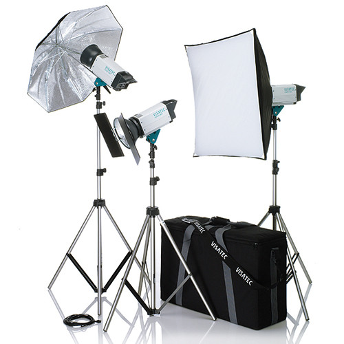 Visatec Logos 308 800 BC 3-Monolight Kit (100-240V)