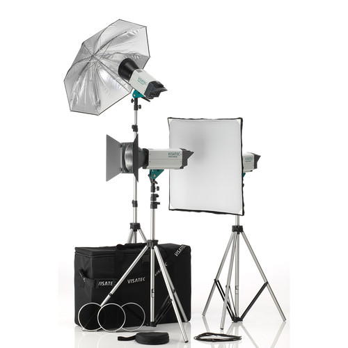 Visatec Solo 384 Three Monolight Kit (120VAC)
