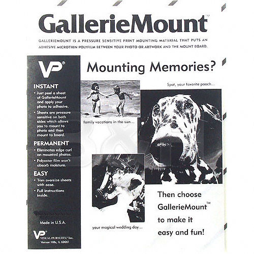 Visual-Pursuits Coldmount Gallerie Mount - 11 x 14" - 50 Sheets