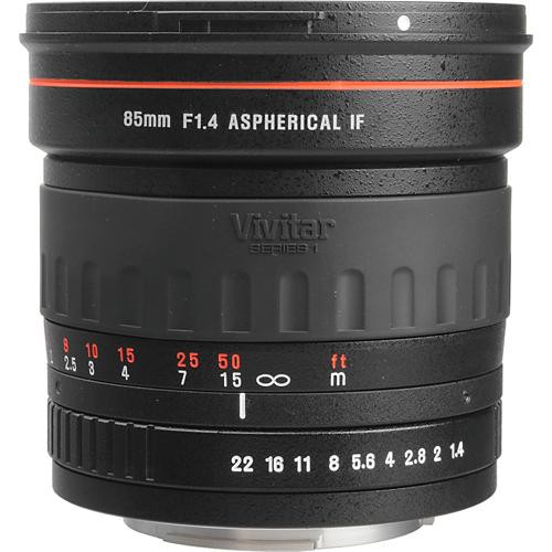 Vivitar 85mm f/1.4 Series 1 Manual Focus Lens for Sony Alpha & Minolta Maxxum
