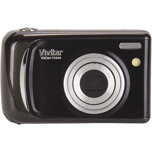 Vivitar Vivicam T324N Digital Camera (Black) T324N B&H Photo