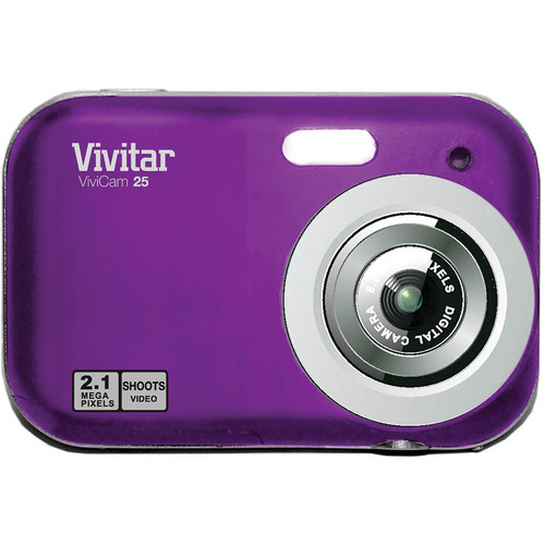Vivitar ViviCam V25 Digital Camera (Grape) V25GRAPE B&H Photo