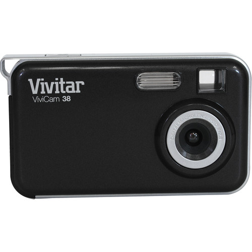 Vivitar Vivicam V38 Digital Camera (Black) V38BLACK B&H Photo
