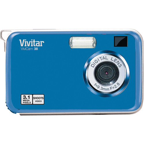 Vivitar Vivicam V38 Digital Camera (Blueberry) V38BLUEBERRY B&H