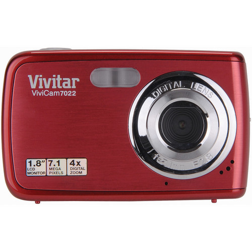Vivitar ViviCam 7022 Digital Camera (Strawberry)