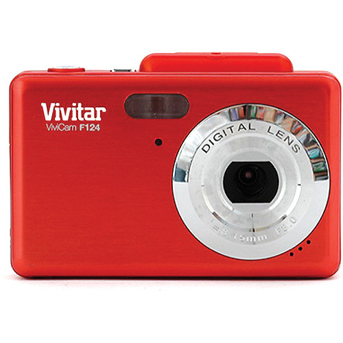 Vivitar Vivicam iTwist F124 Digital Camera (Red)