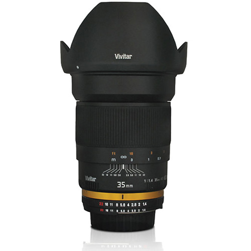 Vivitar 35mm f/1.4 Aspherical Lens for Canon EF Cameras