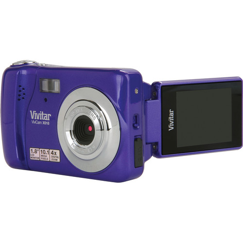 Vivitar ViviCam X018 Digital Camera (Grape) VX018GRP B&H Photo