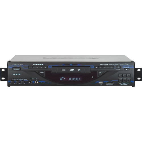 VocoPro DVX-890K Multi-Format Digital Key Control DVD / DivX Player