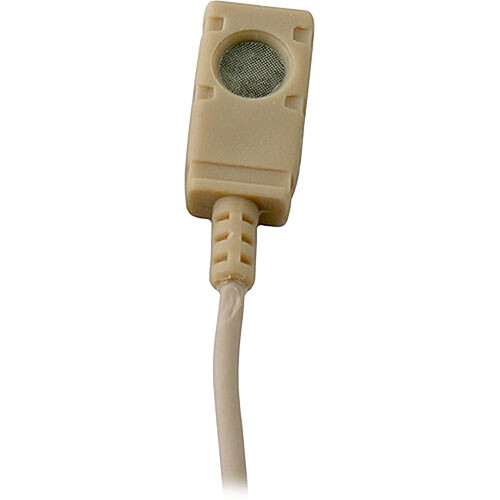 Voice Technologies VT500 Omnidirectional Lavalier Condenser Microphone (Beige, Unterminated 3-Wire Pigtail)
