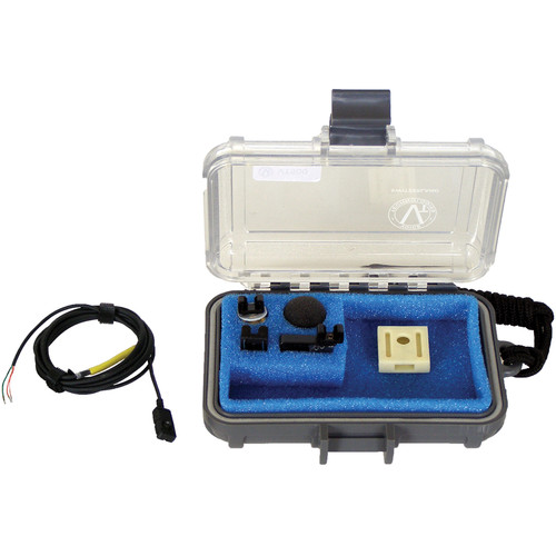Voice Technologies VT506 Lavalier Microphone with 6 dB High Frequency Rise Pigtail / Unterminated Lead Black