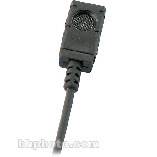 Voice Technologies VT506 Lavalier Microphone with 6 dB High Frequency Rise Lemo 3-pin Connector Black